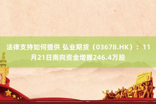 法律支持如何提供 弘业期货（03678.HK）：11月21日南向资金增握246.4万股