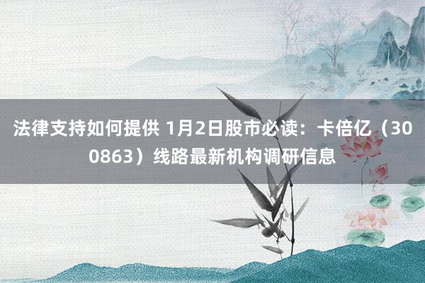 法律支持如何提供 1月2日股市必读：卡倍亿（300863）线路最新机构调研信息