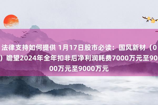 法律支持如何提供 1月17日股市必读：国风新材（000859）瞻望2024年全年扣非后净利润耗费7000万元至9000万元