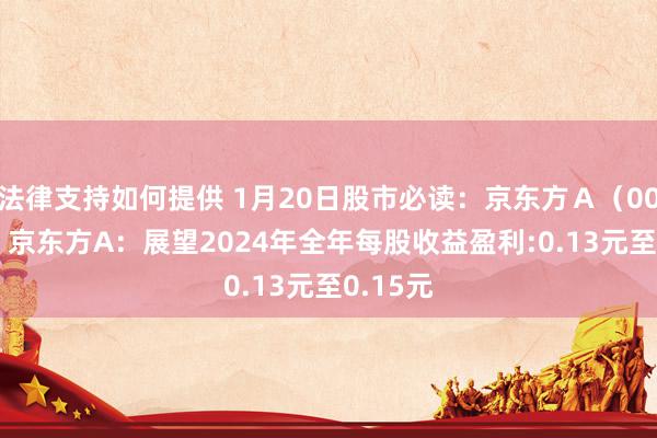 法律支持如何提供 1月20日股市必读：京东方Ａ（000725）京东方A：展望2024年全年每股收益盈利:0.13元至0.15元